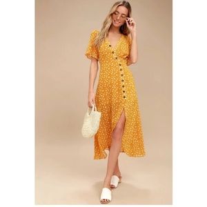 Lulus yellow dress